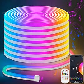 Lamomo Striscia LED neon 10 m, striscia LED RGB co