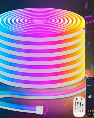 Lamomo Striscia LED neon 10 m, striscia LED RGB co