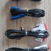 2 Cavi VGA e 2 Cavi DVI