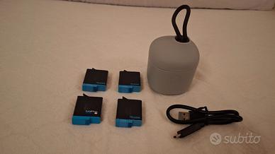 KIT CARICATORE BATTERIE + 4 BATTERIE