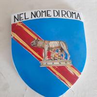 Stemma in ceramica del 80° Rgt. "Roma" Cassino