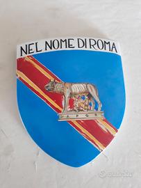 Stemma in ceramica del 80° Rgt. "Roma" Cassino