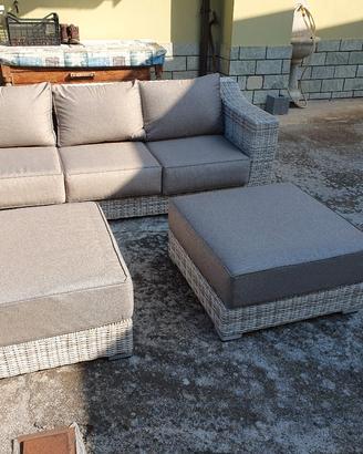 set divano da esterni 