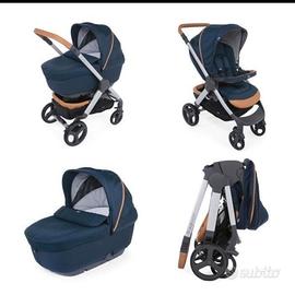 Trio Chicco Style&Go Crossover completo - Blu