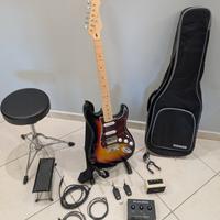 Chitarra Elettrica Donner DST-152s con accessori