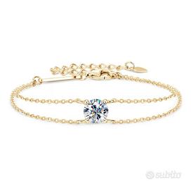 Bracciale con Diamante Moissanite da 1 CT