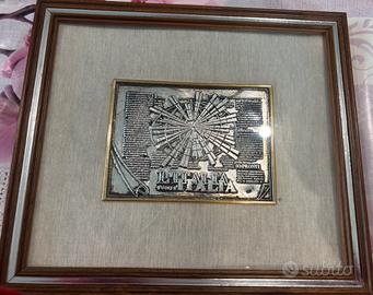 Quadro argento dedicato a F.C Masci di Ortona