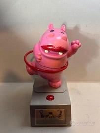 ⏰ Rara sveglia vintage SUNKO anni ’80 – Ippopotamo