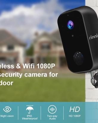 Telecamera wireless a batteria a100 rinnin tvcc