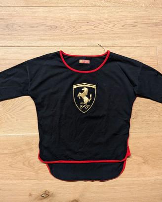 T-Shirt Ferrari da donna Taglia S