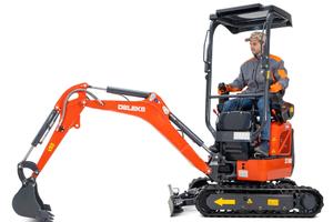 Miniescavatore 10Qli - motore Kubota - 2 velocità