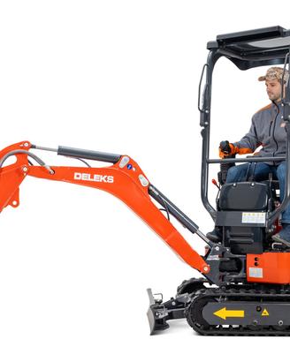 Miniescavatore 10Qli - motore Kubota - 2 velocità