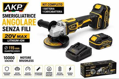 SMERIGLIATRICE A BATTERIA AKF C/VALIGIA