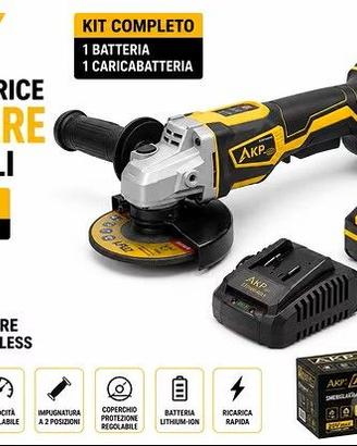 SMERIGLIATRICE A BATTERIA AKF C/VALIGIA