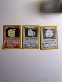 Lotto Carte Pokemon Vintage Holo Set Base 2