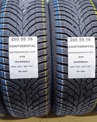 4 GOMME 205 55 16 CONTINENTAL INV RIF4089