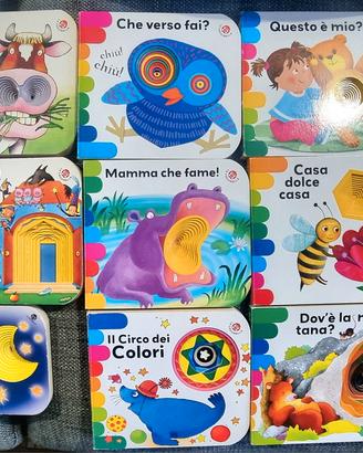 15 libri per bambini serie "libri con i buchi"
