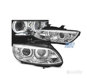 FARI BMW E92 E93 06-10 XENON OCCHI ANGEL LED CROMA