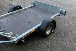 Rimorchio ellebi lbw 500c se multiuso e moto