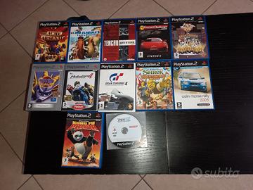 PlayStation 2 con giochi