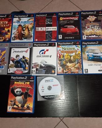 PlayStation 2 con giochi