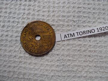 Gettone ATM Torino 1920