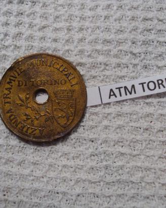 Gettone ATM Torino 1920