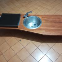 top fuochi e lavello hymer anni 70/80