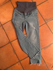 Jeans premaman momfit taglia M