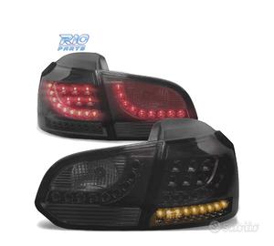 FANALI VOLKSWAGEN VW GOLF 6 FULL LED FUMÉ FRECCIA 