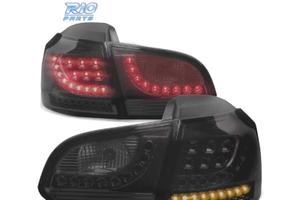 FANALI VOLKSWAGEN VW GOLF 6 FULL LED FUMÉ FRECCIA 