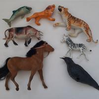 7 animali giocattolo 