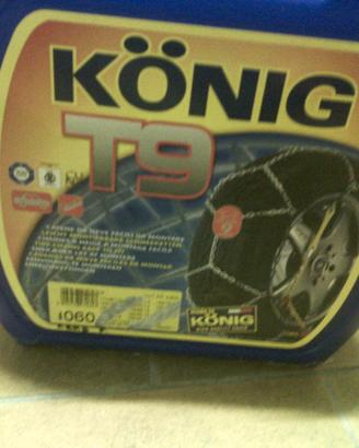 Catene auto da neve NUOVE Konig T9 060 13" e 16"