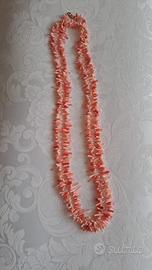Collana corallo rosa