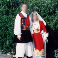 Abito di Oristano maschile