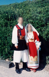 Abito di Oristano maschile