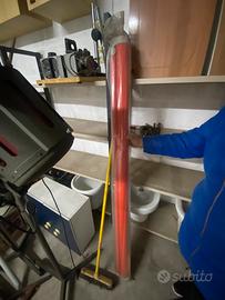 Proiettore antico con il panno bianco