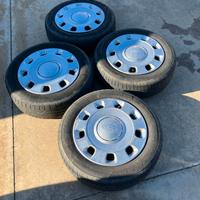 4 Cerchi in acciaio Fiat 500 R14