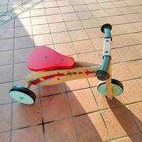 triciclo legno neonato bici 3 ruote