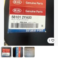 Pasticche freno anteriori originali kia 581012ya00