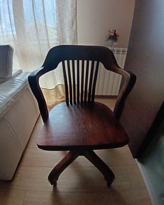 Sedia in legno da scrivania 