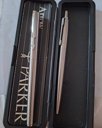 Stilografica e penna a sfera parker 