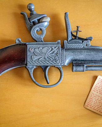 Replica inerte vintage pistola pirati XVIII secolo