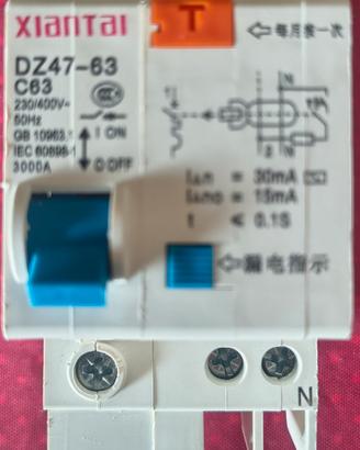 Magnetotermico Differenziale  C63-MAI USATO