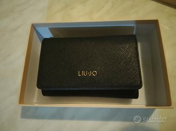 Portafoglio Donna LIU JO Nero Saffiano - NUOVO con