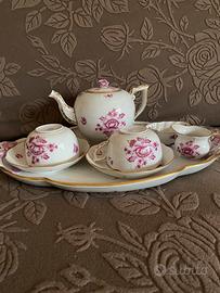 Set da thè per 2 in porcellana ungherese Herend