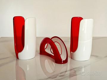 DESIGN SET GUZZINI - 3 ACCESSORI BICOLORE