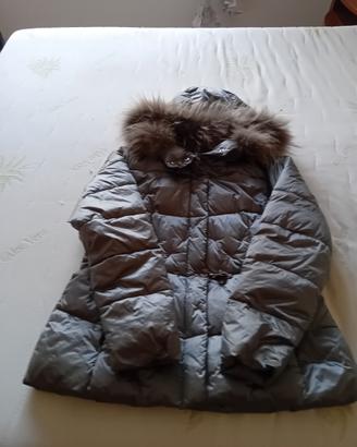 Piumino donna invernale grigio