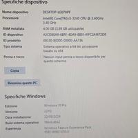 Pc hp pro con ssd e windows 10