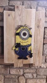 Quadro String Art Minions